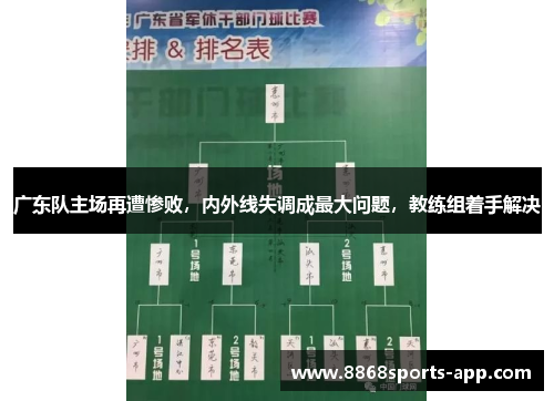 广东队主场再遭惨败，内外线失调成最大问题，教练组着手解决
